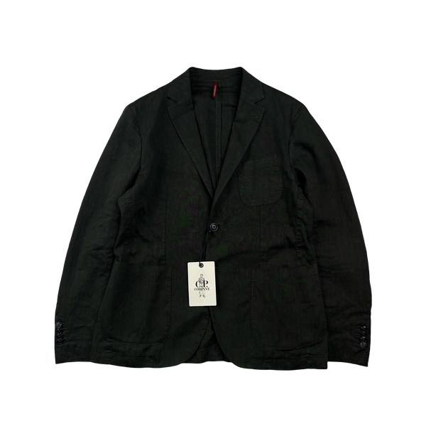 CP Company Charcoal Grey Lino Flax Vanguard Blazer - XL
