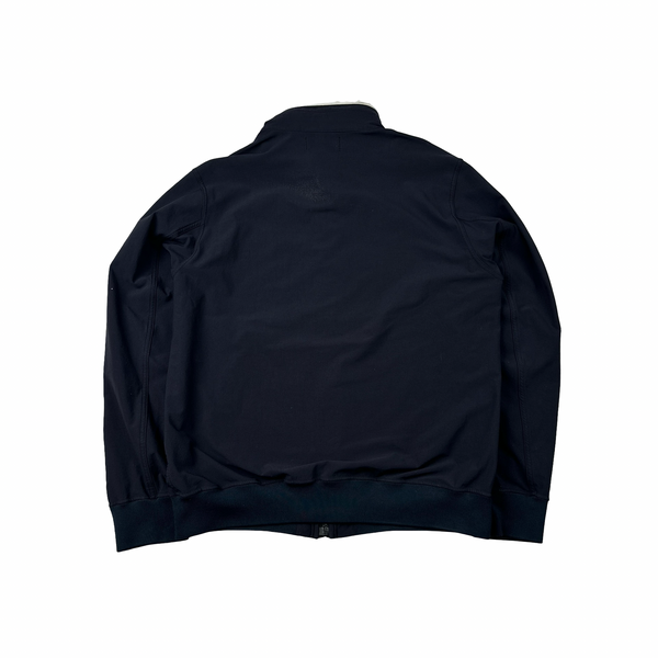 Stone Island 2014 Navy Soft Shell Compass Patch Zipped Bomber Jacket - XXL