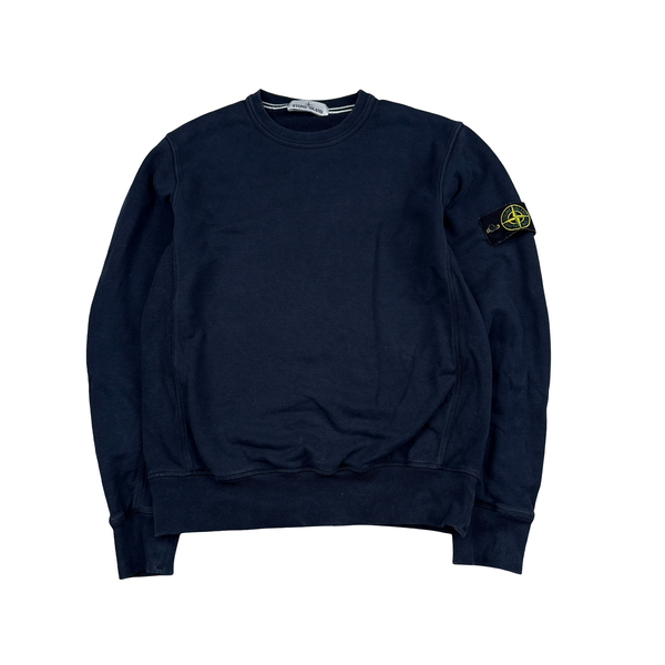 Stone Island 2014 Cotton Navy Crewneck Jumper - Medium