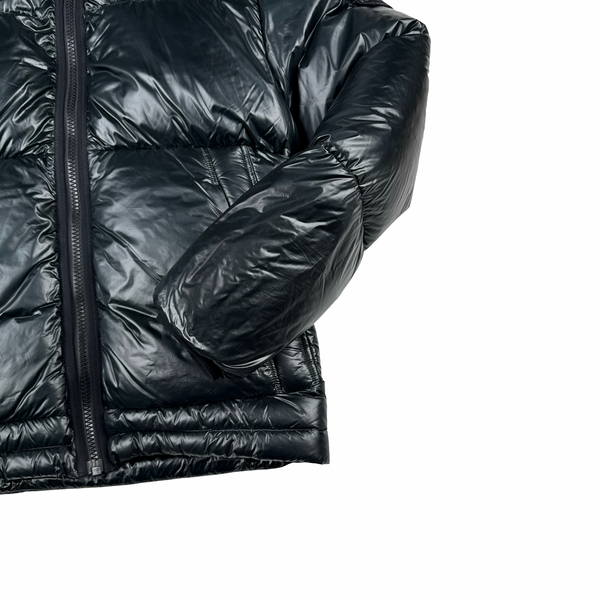 Stone Island 2017 Dark Green Pertex Quantum Y Down Puffer Jacket - Large