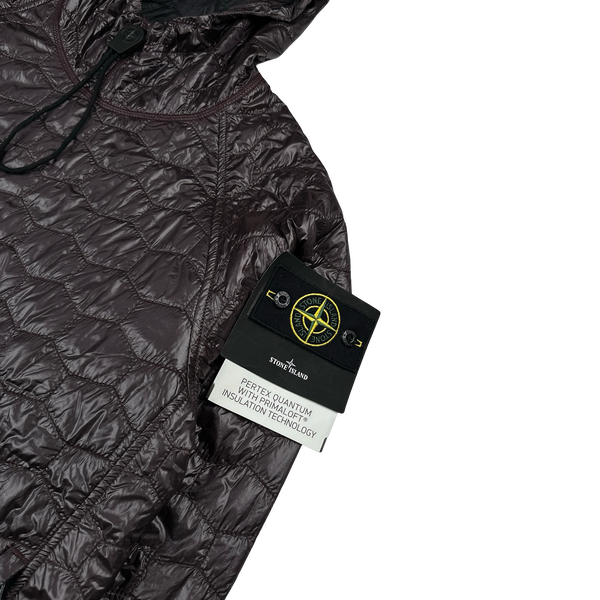 Stone Island 2018 Chocolate Brown Pertex Quantum Primaloft Smock - Medium