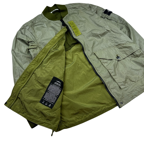 Stone Island 2016 Green Pixel Reflective Jacket - XL