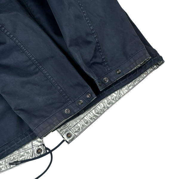 Stone Island Reversible Silver Spaceman Raso Gommato Jacket