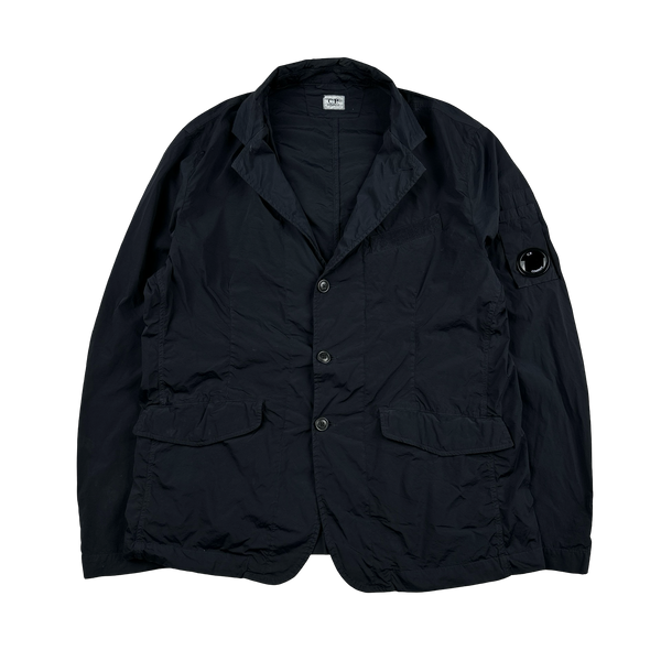 CP Company Navy Nycra Buttoned Blazer Jacket - XXL
