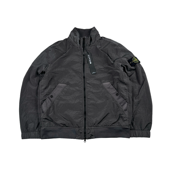 Stone Island 2026 Grey Nylon Metal Zipped Jacket - Large