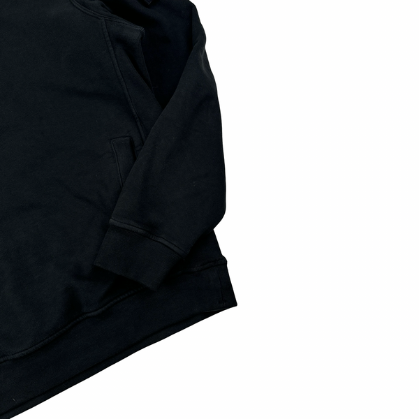 Stone Island 2024 Black Pullover Hoodie - Medium