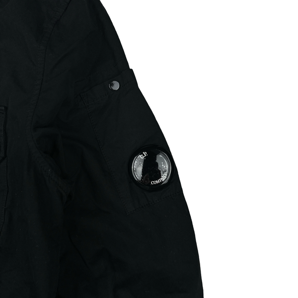 CP Company Black Lens View Button Up Overshirt - XS