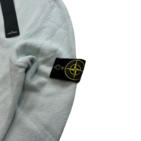 Stone Island 2013 Light Blue Cotton Pullover - Large