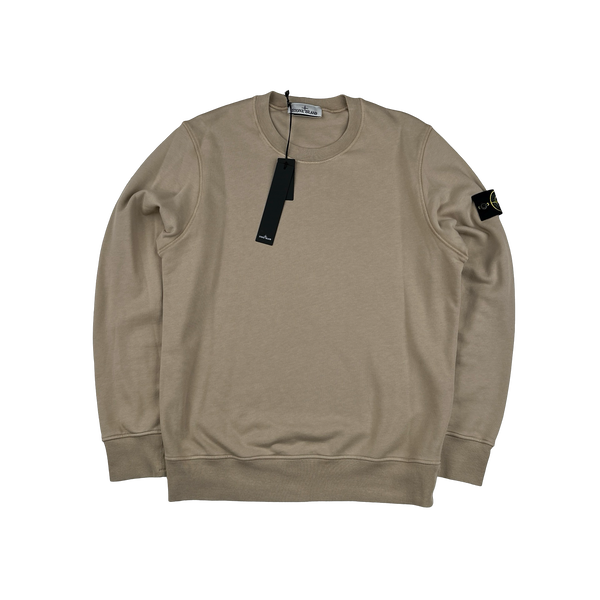 Stone Island 2023 Mocha Crewneck Sweatshirt - Large