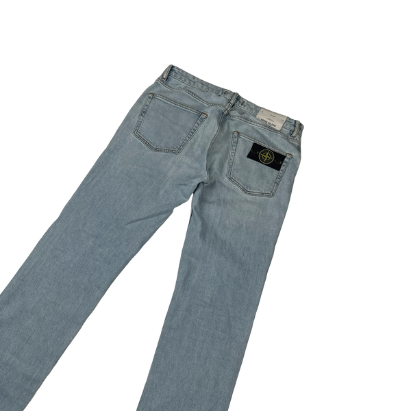 Stone Island 2017 Light Wash Slim Fit Denim Jeans - 32"