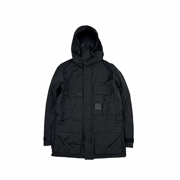 CP Company 2010 Metropolis Black Multi Pocket Face Mask Lined Jacket - Small