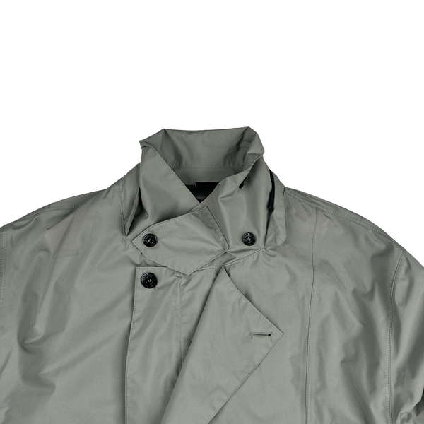 Stone Island 2012 Grey Stealth Goretex Shadow Project Trench Jacket - 3XL