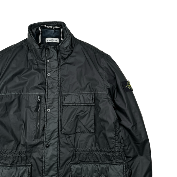 Stone Island 2012 Charcoal Mussola Gommata Field Jacket - 3XL