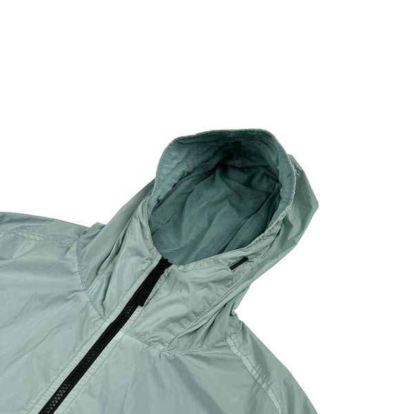 Stone Island 2023 Teal Garment Dyed Crinkle Reps Jacket - Medium