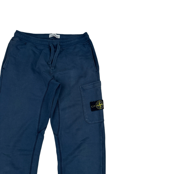Stone Island 2019 Blue Slim Fit Cotton Joggers - Medium