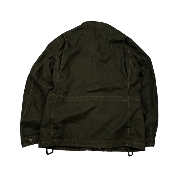 CP Company Khaki 50 Fili Lens Viewer Field Jacket - Large