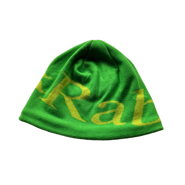 RAB Two Tone Green Spellout Beanie