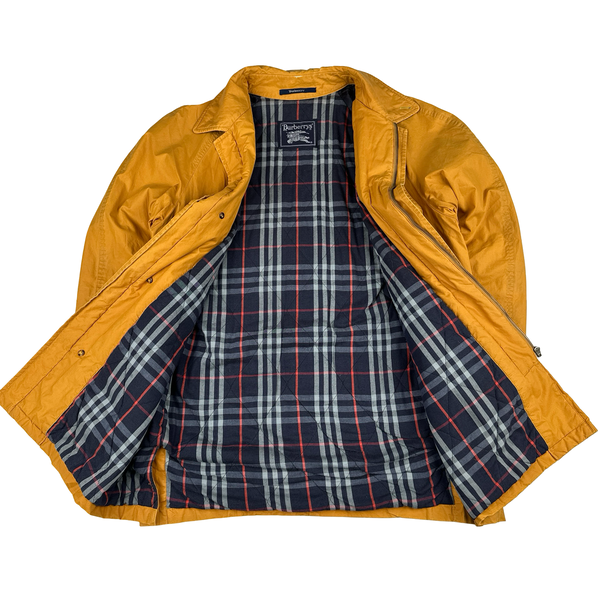Burberry Orange Nova Check Lined Jacket - XL