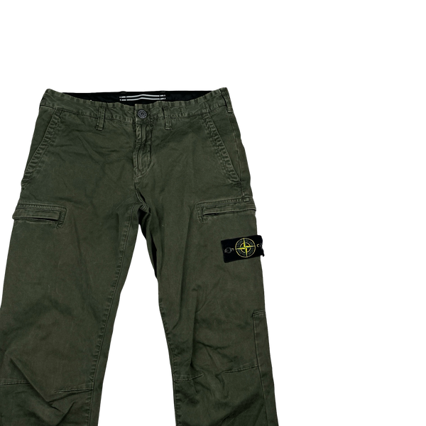 Stone Island 2020 Military Green SK Cargo Trousers - 31"