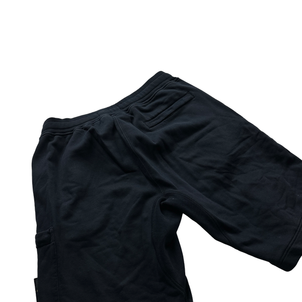 Stone Island 2022 Black Cotton Shorts - Small