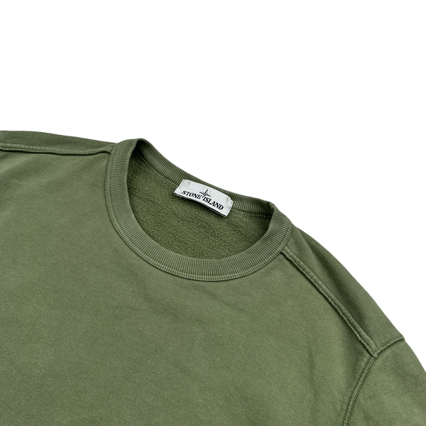 Stone Island 2017 Green Sweatshirt Crewneck - Small
