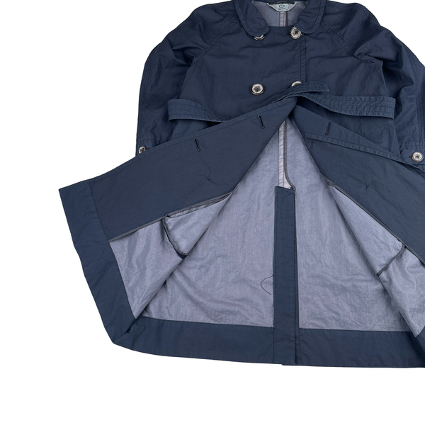 CP Company 2009 Navy Nylon Trench Coat - XS