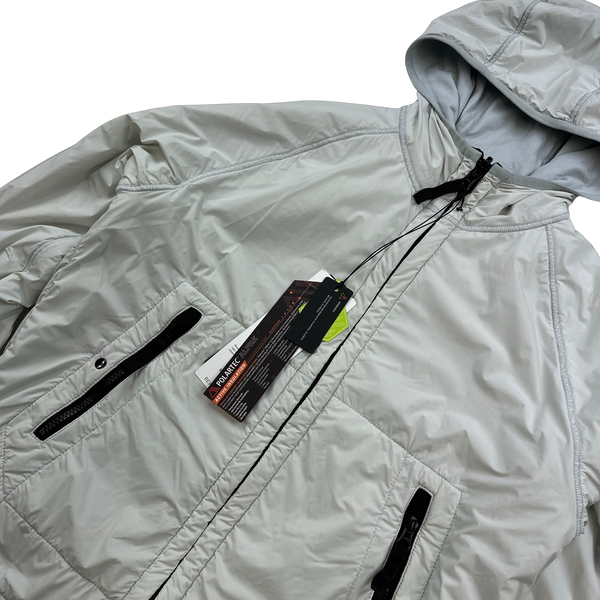 Stone Island 2022 Light Blue Comfort Tech Composite Reversible Polartec Jacket - Small