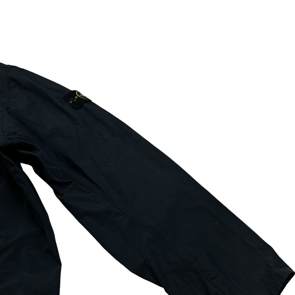 Stone Island 2021 Black Micro Reps Parka Jacket - 3XL