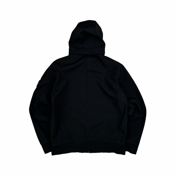 Stone Island 2019 Black Light Soft Shell R Jacket - Medium