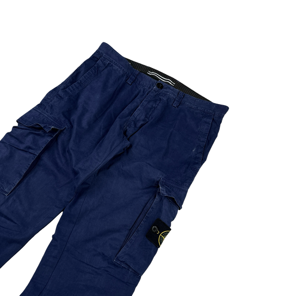 Stone Island 2012 Navy Blue Cargo Trousers - 33"