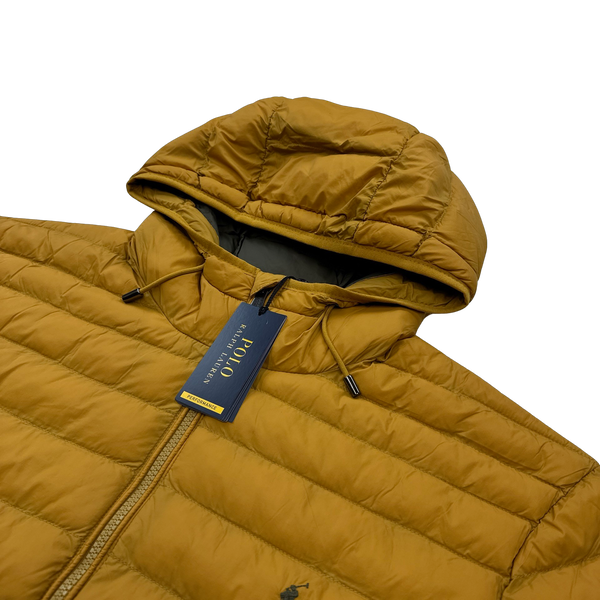 Ralph Lauren Yellow Padded Puffer Jacket - Large