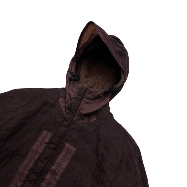 Stone Island 2001 Red Monofilament Mesh Jacket - Small