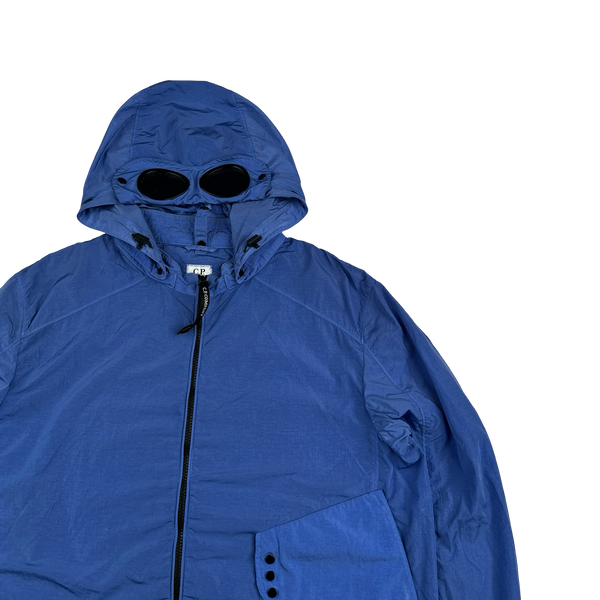 CP Company Blue Chrome R Goggle Jacket - XL