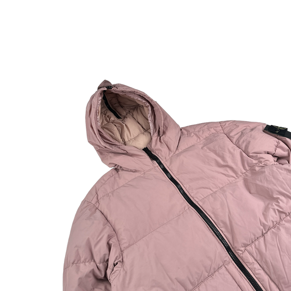 Stone Island 2022 Pink Naslan Light Watro Down TC Puffer - XL