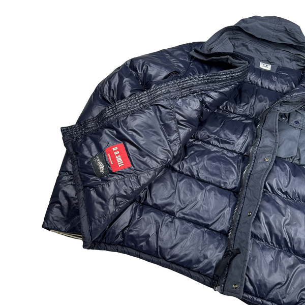 CP Company Navy DD Shell Goggle Jacket - XL
