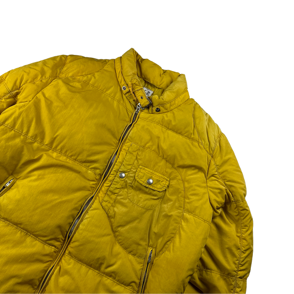 CP Company Vintage Yellow Down Puffer Jacket - XL