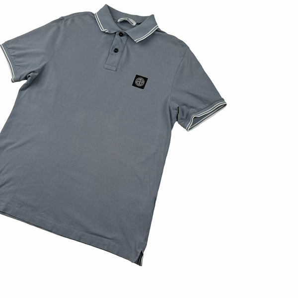 Stone Island 2018 Steel Grey Polo Shirt - Large