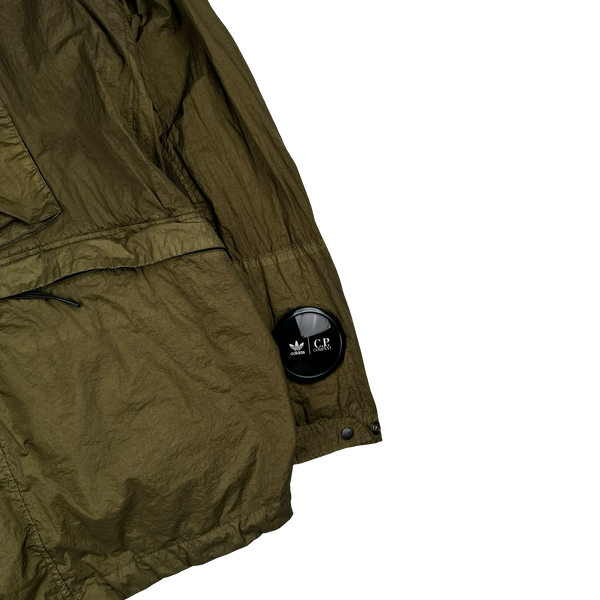 CP Company x Adidas  Khaki Explorer Chrome Goggle Jacket - Large