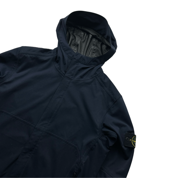 Stone Island 2018 Light Soft Shell Grid Check Jacket Small