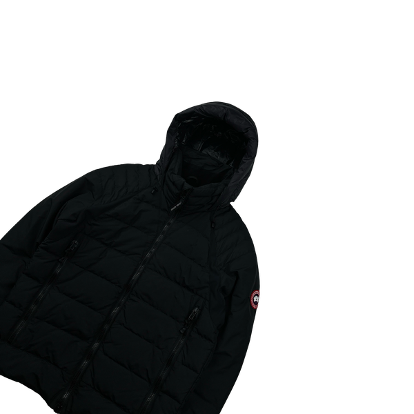 Canada Goose Black Premium Down Hybridge Base Puffer Jacket - Medium