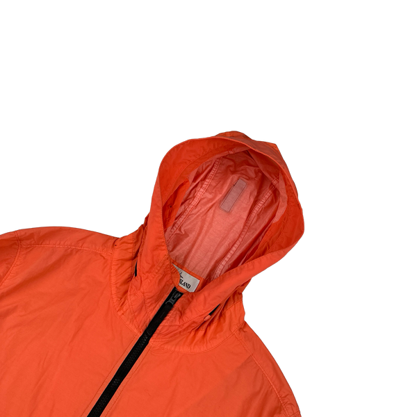 Stone Island 2022 Coral Naslan Light Watro TC Hooded Jacket - Medium