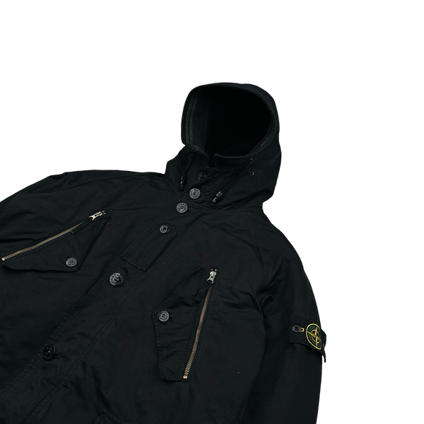 Stone Island 2009 Black David TC Down Lined Jacket - XL