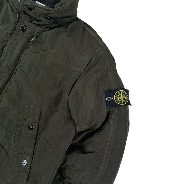 Stone Island 2011 Green Nylon Sheen Down Jacket - XL
