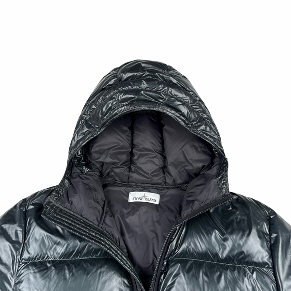 Stone Island 2017 Dark Green Pertex Quantum Y Down Puffer Jacket - Large