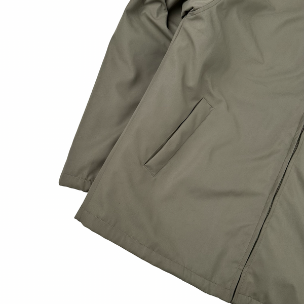 Aquascutum Checked Collar/Lining Cotton Beige Jacket - XL