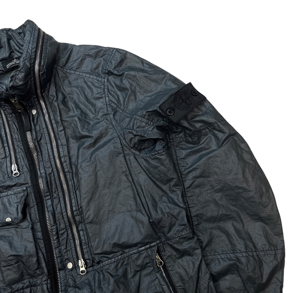 Stone Island Black Opak Shadow Project Jacket - Medium