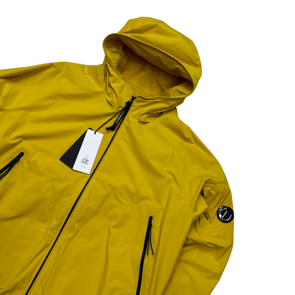 CP Company Yellow Hooded Pro Tek Jacket - XXL