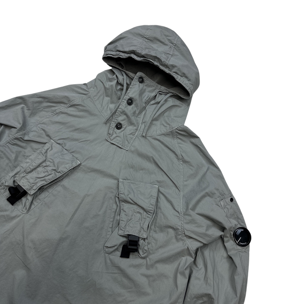 CP Company Grey Pullover Cotton Smock Overshirt - XL