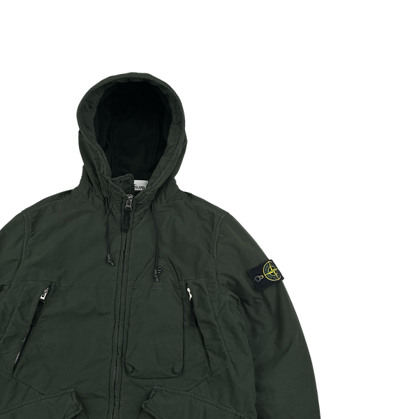 Stone Island Green David Light TC Micropile Jacket - Small