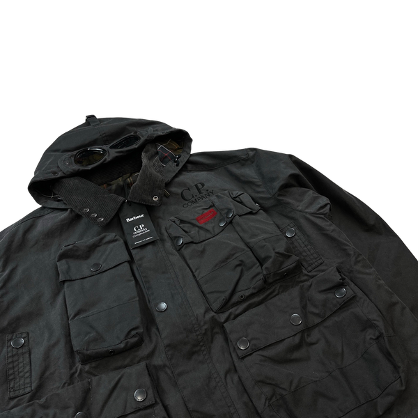CP Company x Barbour Multi Pocket 500 Mille Waxed Jacket - XXL